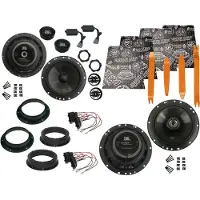 DSX JBL Boxen für VW Tiguan 5N AD1 Bj 07-15 Tür vorne hinten Dämmmatte Bügel 1200 W