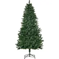 Fortuna Lai Künstlicher Weihnachtsbaum 180 cm Kieferbaum künstlich mit 724 Zweigen Metallständer für drinnen