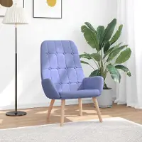 Prolenta Maison Exclusive - Relaxsessel Jeansblau Stoff