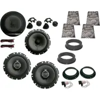 DSX Pioneer Boxen Set für VW Passat B7 B8 Bj 10-20 Tür vorne hinten Dämmmatte 550 W