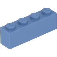 LEGO 100 Stück 3010 Stein Brick 1x4 Part Basic Steine 100 Sandblau
