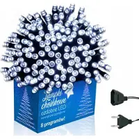 Kaufland Led Weihnachtsbaum Lichter Kalt Weiss 500 Led 32M 8 Beleuchtungsarten Verlängerungskabel