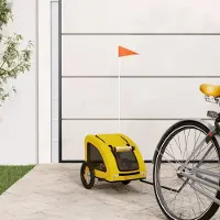 vidaXL (Angebot 2026)Fahrradanhänger - Fahrradanhänger Anhänger - Gelb Oxford-Gewebe und Eisen GermanyMöbel 37505 - Fahrradanhänger