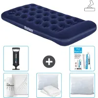 Bestway Luftmatratze - 1 Person - 99 x 188 x 28 cm - Blau - Inklusive Zubehör