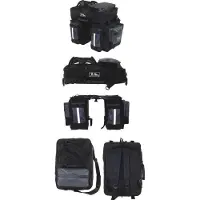 M-Wave 3-FACH TRAVELLER Fahrradtasche Gepäcktasche Rucksack Neu