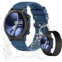 Valdus Herren's und Damen's IP68 Wasserdicht HD-AMOLED Display 280mAh Akku Smartwatch 1,4 Zoll Android/iOS mit Herzfrequenz SpO2 Schlafmonitor Schrittzähler
