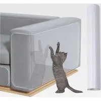 Markenlos Katzen Möbelschutz,Möbelschutz Gegen Katzenkratzer | Transparente Klebeband Schutzfolie Gegen Kratzen Klettern Für Inneneinrichtung | Für Wohnung Haus Büro Stuhl Bett Tisch Tür Boden Ecke