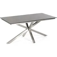 SonnenPartner Gartentisch Base-Spectra diagonal 160x90 cm Edelstahl Tischsystem