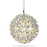 Gartenpirat Aluminium-Drahtkugelkugel 30 cm mit 80 LED warmweiß Timer-Funktion stilvolle Beleuchtung