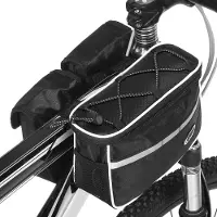 Lixada Cycling Bike Top Tube Bag mit Regenschutz Wasserdichtes Mountainbike Frontrahmen Packtasche Pack