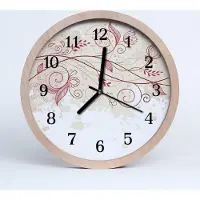 Tulup Holzuhr 20fi cm wanduhr - Floral Art Blumen