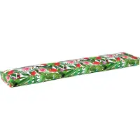 vidaXL Möbel Palettenpolster für Bank Tropischer Dschungel 200x40x8 cm Oxford-Stoff - Gartenmöbelauflagen 42001687