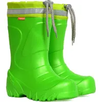 Demar Kinder Gummistiefel Winterstiefel Regenstiefel Kinderstiefel Gefüttert Grün 22/23
