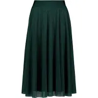 Zero Midirock "Damen mit elastischem Bund" Material.