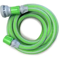 Markenlos Verlängbare Gartenschlauch 15 Meter - Grüne Farbe - Anti Knoten