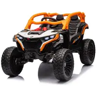 BOGI Elektro-Kinderbuggy 12V – 2x38W, mit Schaukelfunktion, Musik & LED
