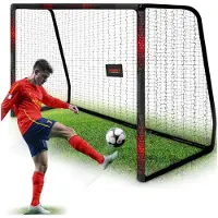 B2X Fußballtor 300 x 200 x 120 cm NS-473 schwarz und rot