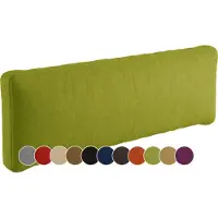 Sunnypillow Palettenkissen für Gartenmöbel - Rückenkissen 120x40x20cm - Rückenpolster für Bett und Sofa - Palettenpolster für Palettenmöbel - Lounge Kissen mit abnehmbarem Bezug Grün