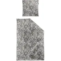 Irisette GmbH & Co. KG Mako-Satin Bettwäsche Set Wave 8585 Farbe natur Größe 135x200+80x80