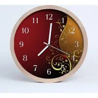 Tulup Holzuhr 30fi cm wanduhr - Abstrakte Kunst