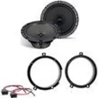 Axton ATX165 Koaxial Lautsprecher Einbauset für Mercedes C Klasse W202 vorne