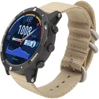 Lixada Laufen Schwimmen Sport Smart Watch 1.28in IPS TFT Kompass Barometer Smart Wasserdicht Herrenuhr Khaki