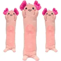 SOMA Axolotl Kuscheltier Kissen rosa pink Figur Plüsch 83 cm Plüsch Kuschelkissen Zuglufttier