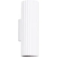 Licht-Erlebnisse Wandleuchte Schlafzimmer Up Down Weiß Flur indirekt GU10 2 flammig T:8,5 cm Wandlampe Innen