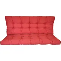 Rattani Premium Kissen , Polster für Hollywoodschaukel , Gartenschaukel , Gartenbank B 160 cm , Fb. Colore rosso (rot)