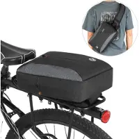 TOMSHOO 2-in-1 Fahrradkoffer Bag Casual Chest Sling Pack Bag Fahrradtr?ger Gep?cktr?ger Tragetasche Packtasche