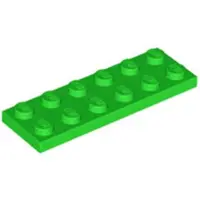 LEGO 2x6 Platte 3795 - 50 Stück Hellgrün