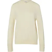 s.Oliver Strickpullover Feinstrickpullover aus Viskosemix mit Zierknöpfen