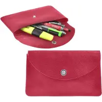 Sonnenleder Stiftetui Leder Schlamper Stifteetui Etui Tasche Hempel rot 801-407-07