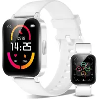 XINJI SmartwatchC1 1.69" Touchdisplay mit Bluetooth 5 Pulsmesser SpO2 Schrittzähler Benachrichtigungen 5ATM wasserdicht lange Akkulaufzeit Android/ios