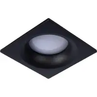 Licht-Erlebnisse Bodeneinbaustrahler Aluminium GU10 IP44 8,5 cm breit Schwarz eckig Modern