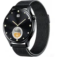 Fitpolo Men Smartwatch 1.32 Inch AMOLED Display Fitness Tracker Herzfrequenz SpO2 Schlafmonitor Pedometer 110 Sportmodi IP68 iOS Android