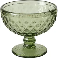 Boltze Eisbecher aus Glas, grün, 250 ml