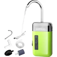 Gistuch Automatische Wasserpumpe, 3 Modi, induktive Pumpfunktion, USB-Aufladung, Mini-Luftpumpe für Heim und Garten