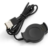 System-S USB Dockingstation Ladegerät Ladestation Cradle Dock Ladekabel für Huawei Watch 2 in Schwarz