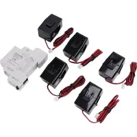 Kkmoon WiFi Smart Energy Meter Unterstützung für Tuya Smart Life App Home AC KWh Power Detector mit 5Pcs 100A Circuit Level Sensoren Stromwandler