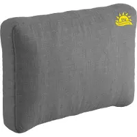 Sunnypillow Palettenkissen Outdoor, wasserdicht, UV-lichtecht - Rückenkissen 60x40x20cm - Palettenauflage für Palettensofa für Haus und Garten - Palettenpolster für Palettenmöbel - Kissen Anthrazit