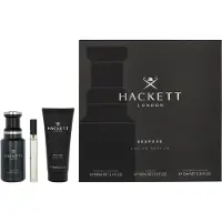 Hackett London Edp Spray 100 ml/Showergel 100 ml/Travel Spray 10 ml Hackett Bespoke Giftset