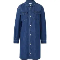 Comma Dresses Blue Denim Größe: 40 | Blusenkleider Outlet | Damen | Blau