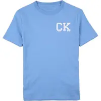 Calvin Klein Boys Chest Logo Ss T-shirt Provence Größe: 8 | T-Shirts Outlet | kids