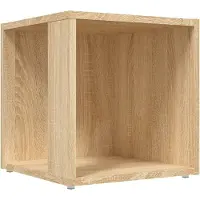 vidaXL Beistelltisch Sonoma-Eiche 33x33x34,5 cm Holzwerkstoff