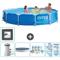 Intex Frame Pool Rund - 366x76 cm - 6-teilig SCB17