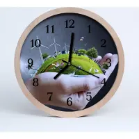 Tulup Holzuhr 30fi cm wanduhr - Ökologie Erden-Industrie
