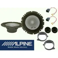 DSX passend für Peugeot 207 2006-2019 CC SW Alpine 2 Wege Lautsprecher Boxen Set Tür Vorn 280 W