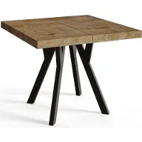 Alpi Möbel Quadratisch Esstisch Ausziehbar Rico, Moderner Wohnzimmertisch 100-200 cm, Solide Konstruktion und Holzbeine, Lefkas