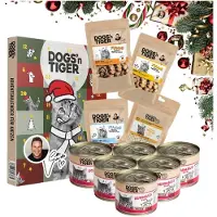 Dogs'n Tiger Dogs’n Tiger- Guido Maria Kretschmer Adventskalender Katzen Box | Monoprotein | Rind | Premium Fleischmahlzeiten & Snacks | Adventskalender Katze